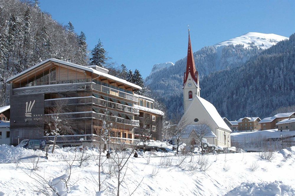 Hotel Krone In Au Au (Vorarlberg) Екстер'єр фото