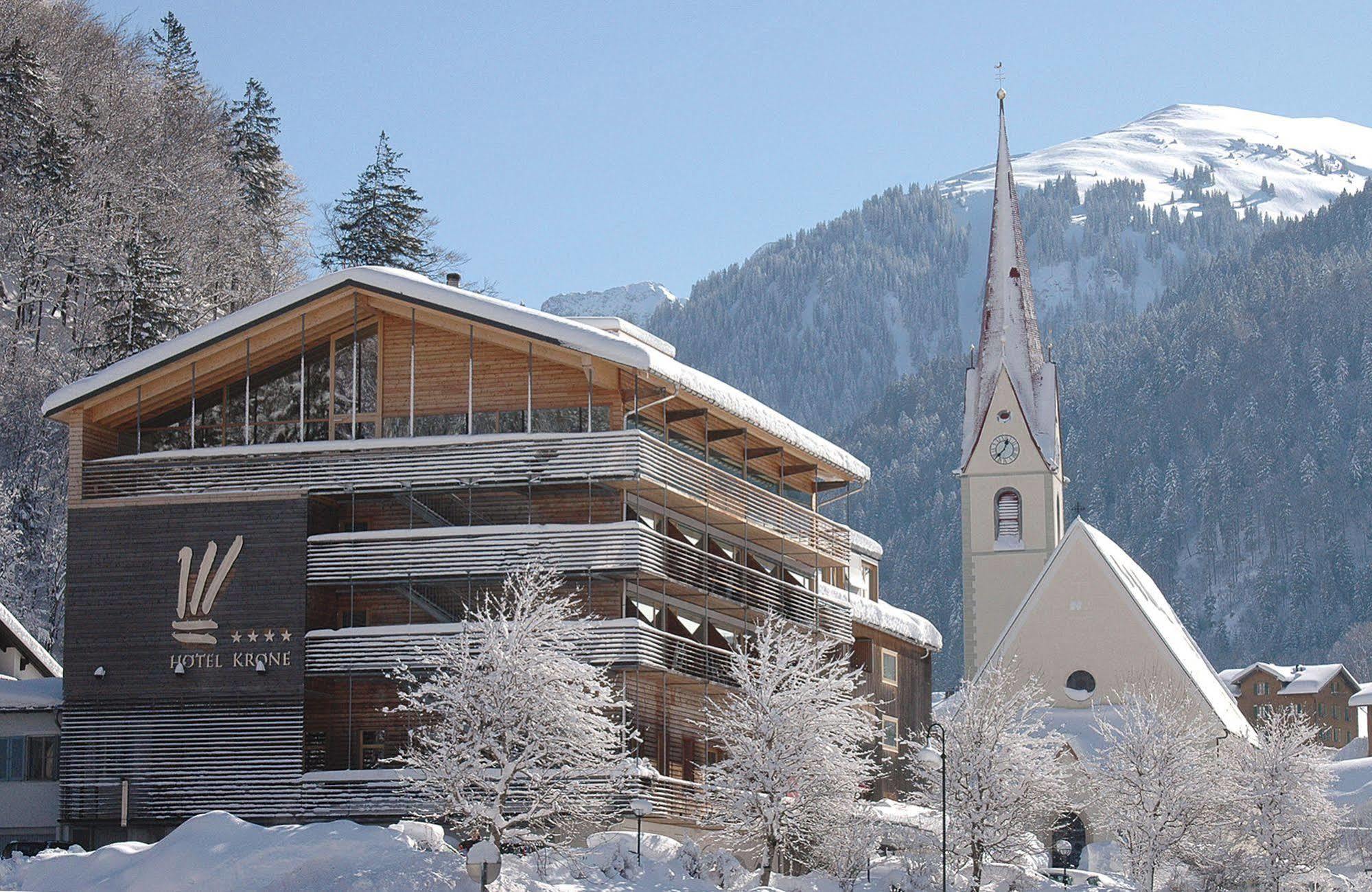 Hotel Krone In Au Au (Vorarlberg) Екстер'єр фото